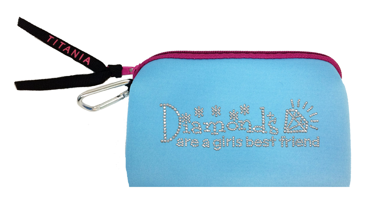 Neon Clutch Purse - Diamonds Are A Girl's Best Friend