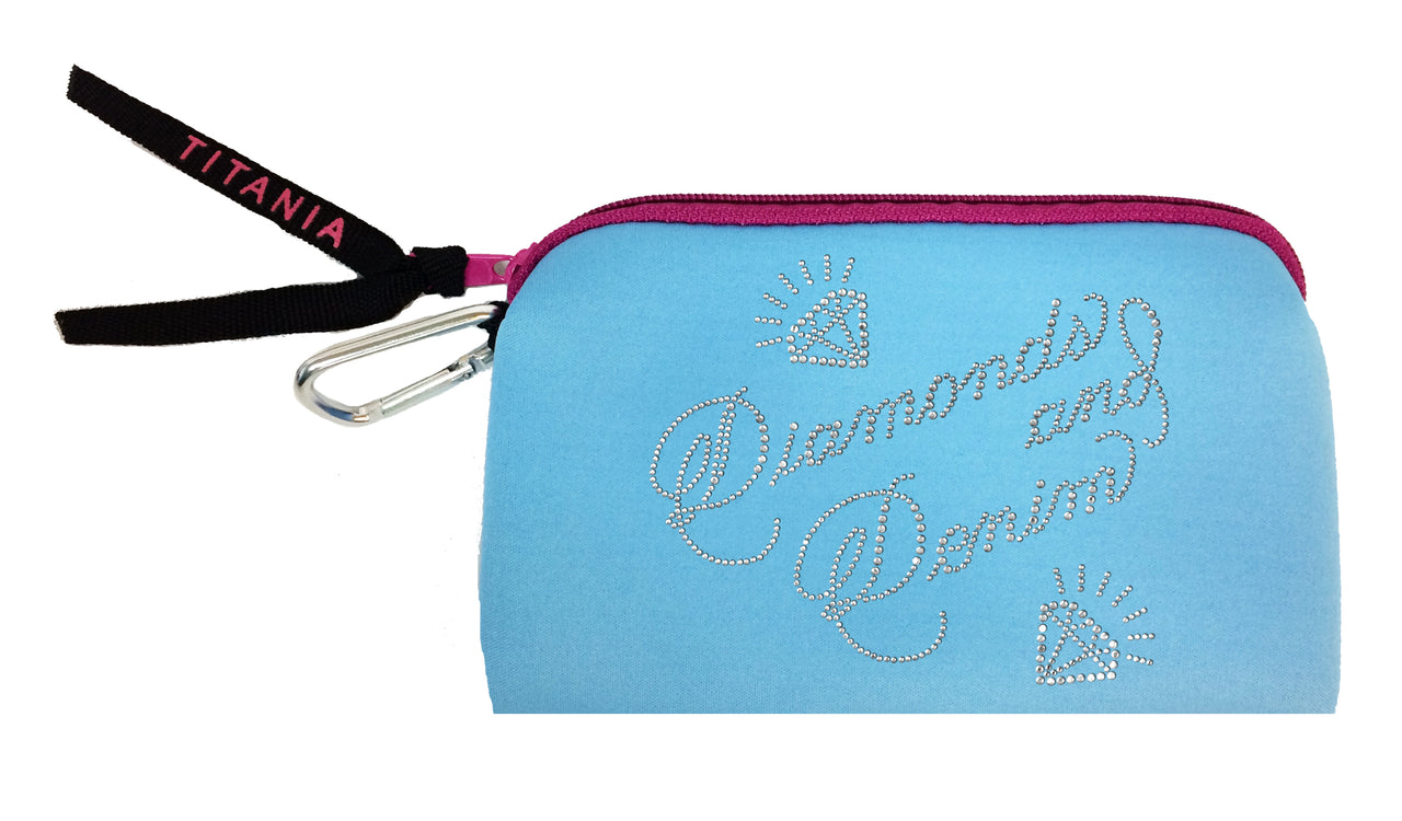 Neon Clutch Purse - Diamonds & Denim