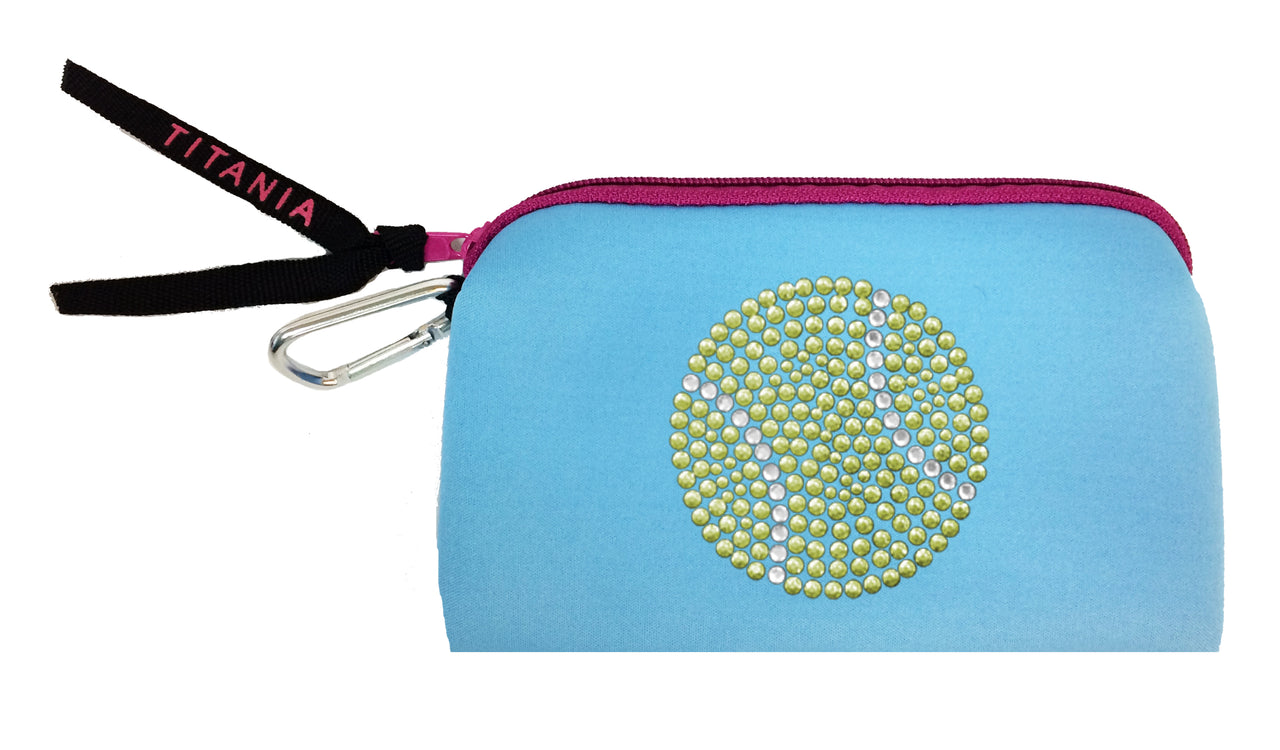 Neon Clutch Purse - Tennis Ball