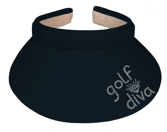 Lady's Visor Clip-on - Golf Diva