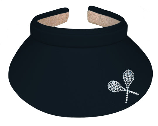 Lady's Visor Clip-on - Tennis Raquets