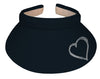 Lady's Visor Clip-on - Heart