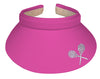 Lady's Visor Clip-on - Tennis Raquets