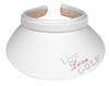 Lady's Visor   Clip-on - Live Love Golf