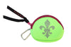 Neon Coin Purse - Fleur de Lis