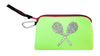 Neon Clutch Purse - Tennis Raquets