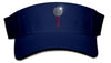 Lady's Velcro Visor - Ball and Tee