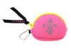 Neon Coin Purse - Fleur de Lis