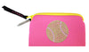 Neon Clutch Purse - Tennis Ball