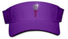 Lady's Velcro Visor - Ball and Tee