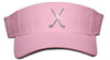 Lady's Velcro Visor - Crossed Clubs