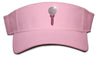 Lady's Velcro Visor - Ball and Tee