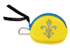 Neon Coin Purse - Fleur de Lis