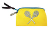 Neon Clutch Purse - Tennis Raquets