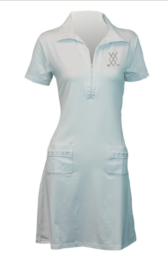 Golf Dress - Argyle Design - Last Chance