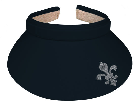 Lady's Visor   Clip-on - Fleur de Lis