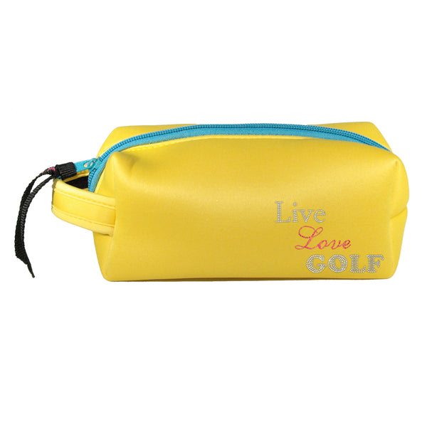 Neon Cosmetic Bag - Live Love Golf