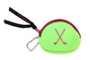 Neon Coin Purse - Crossed Clubs